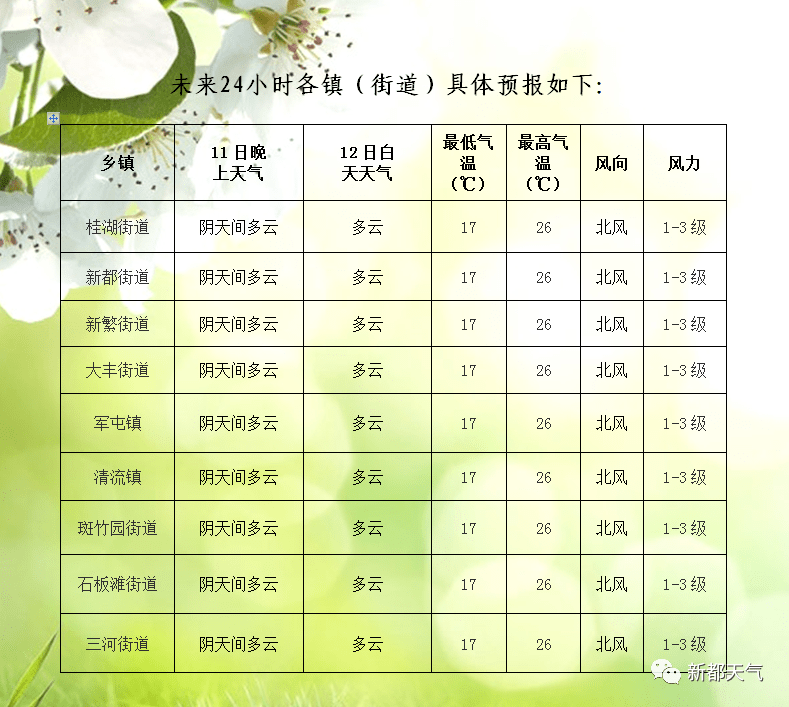 犀合社区最新天气预报全面解析
